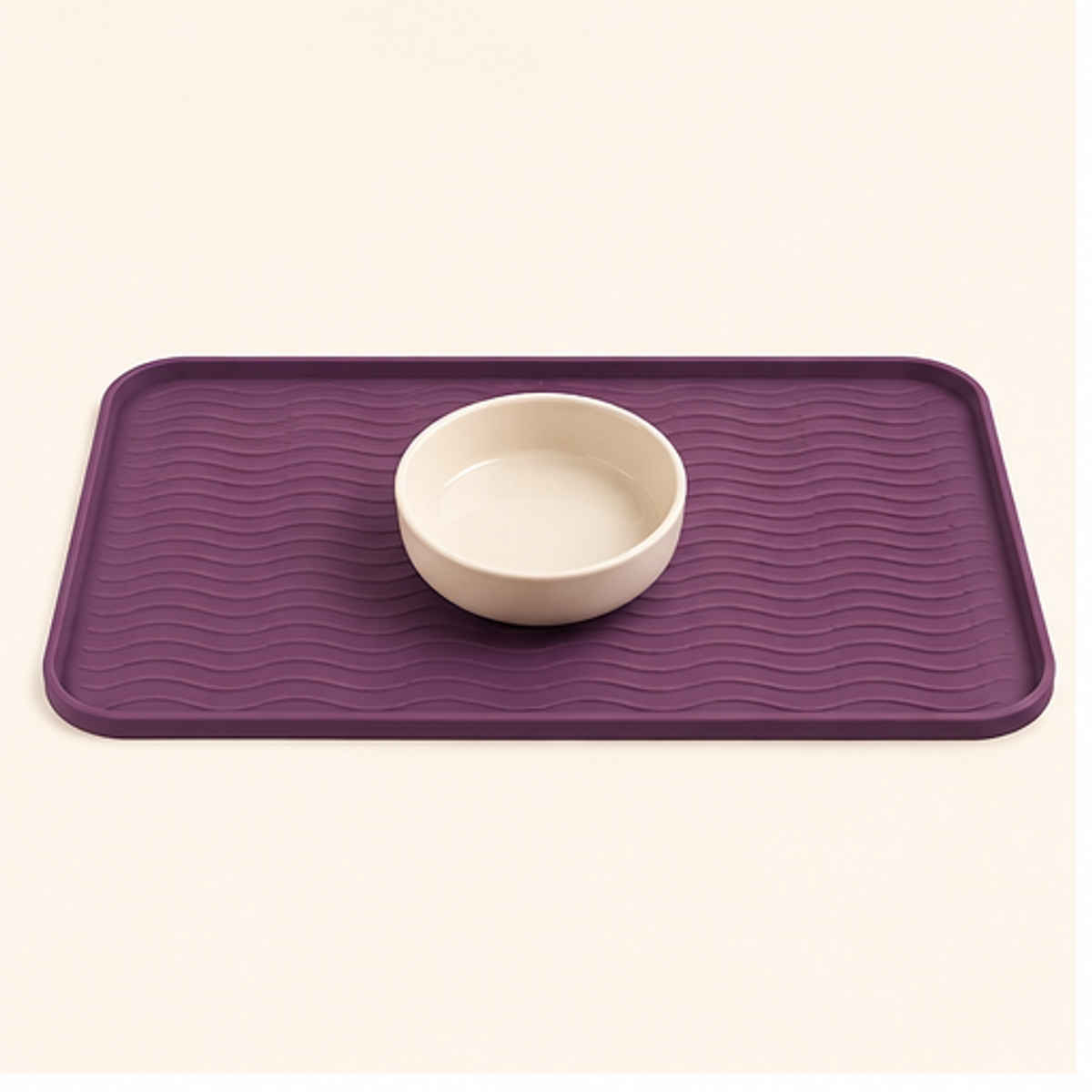 Cat Water Bowl Splash Mat — hero