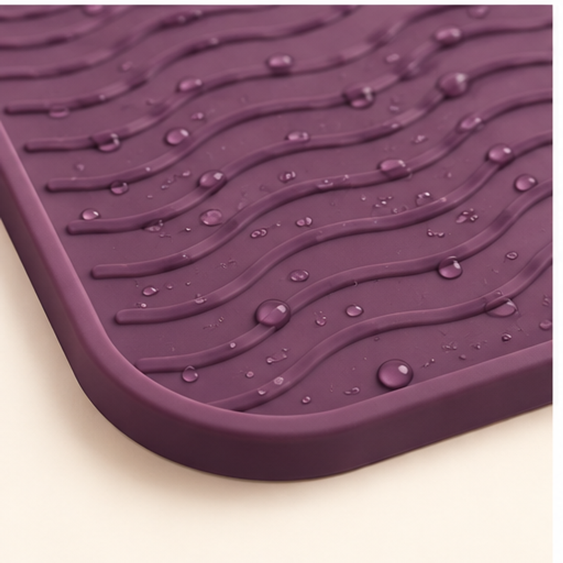 Cat Water Bowl Splash Mat — detail