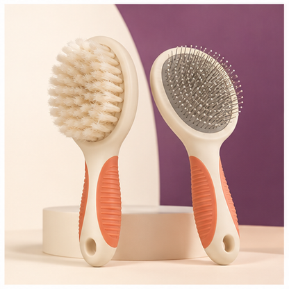 Cat Grooming Brush Pair — hero