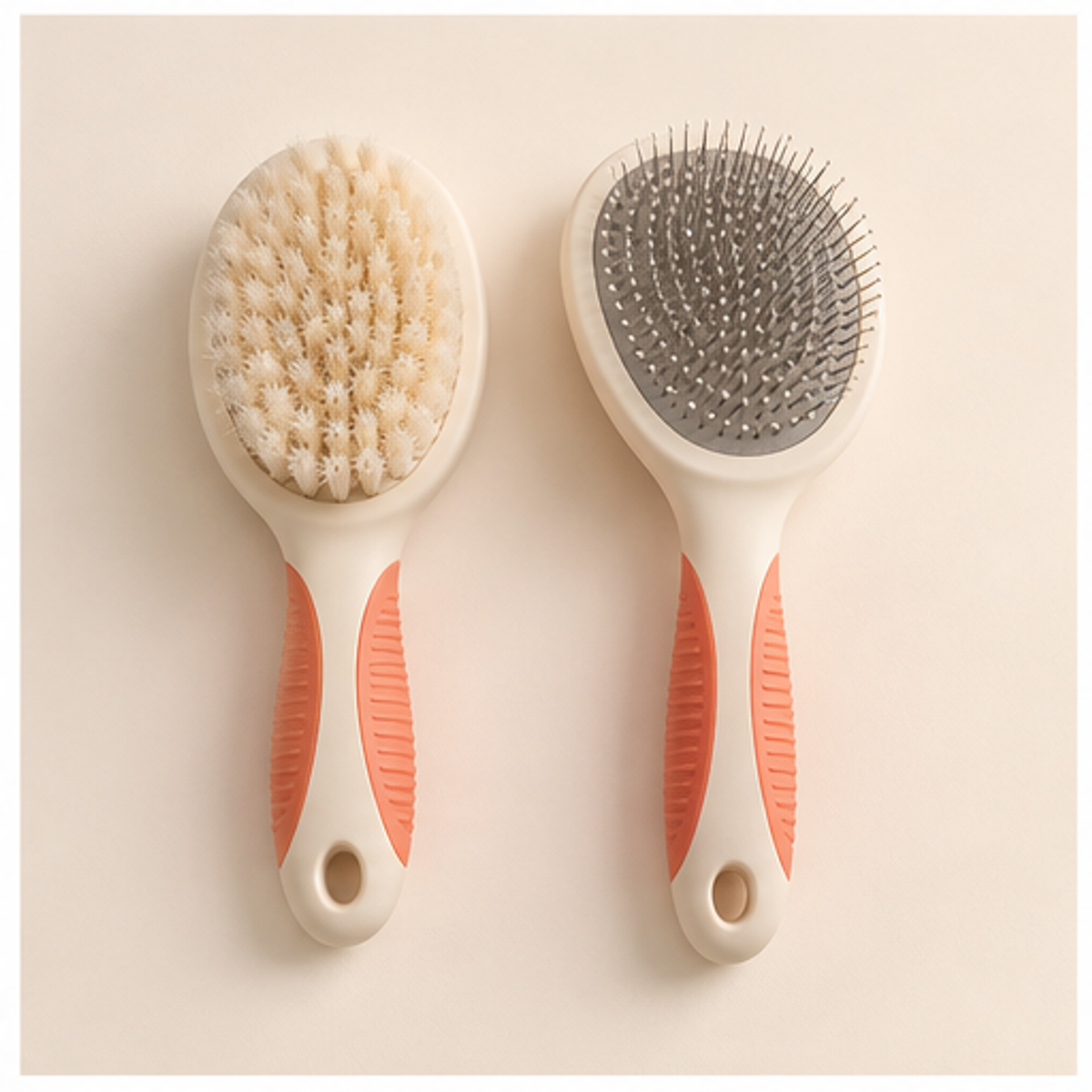 Cat Grooming Brush Pair — feature