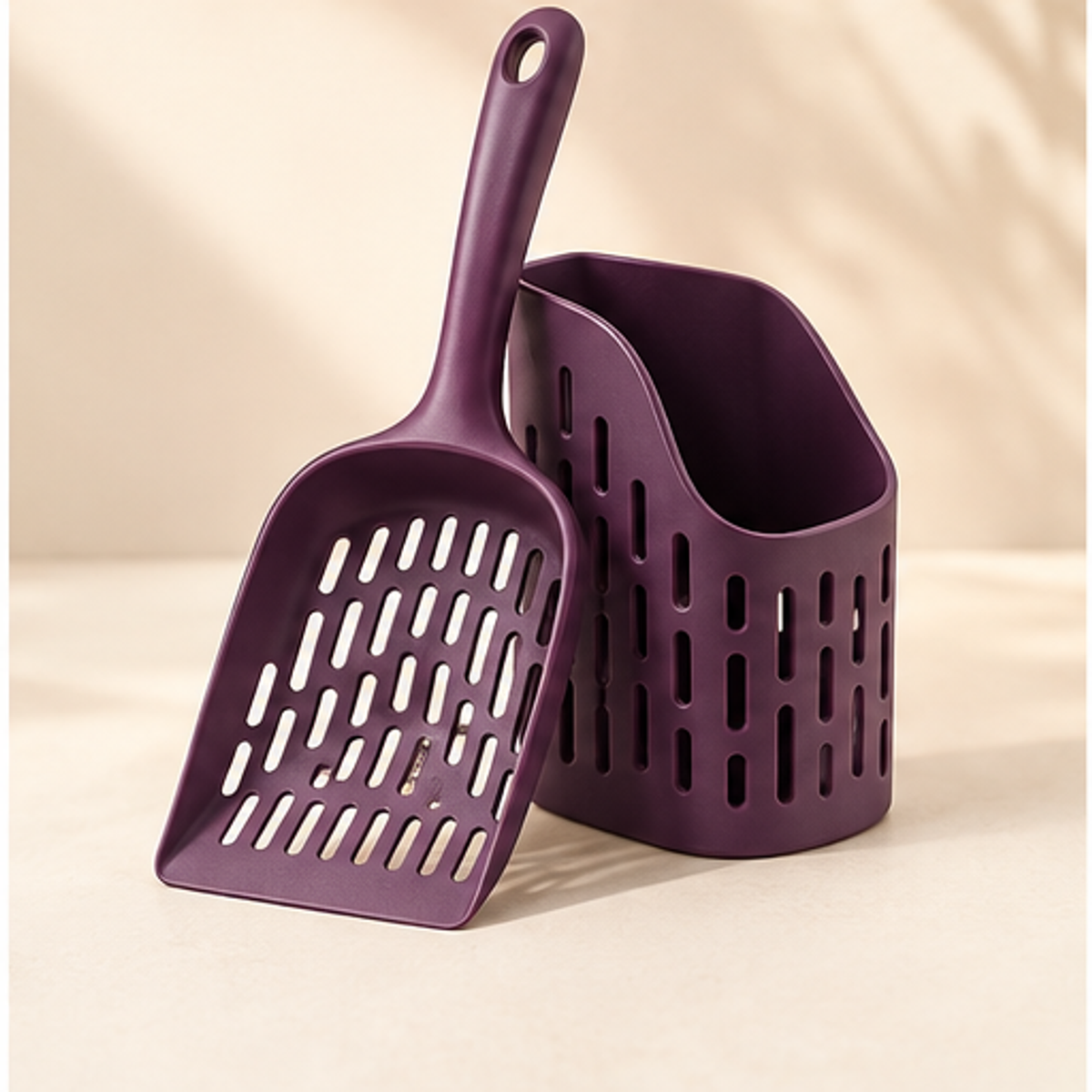 Litter Scoop and Holder Set — overview