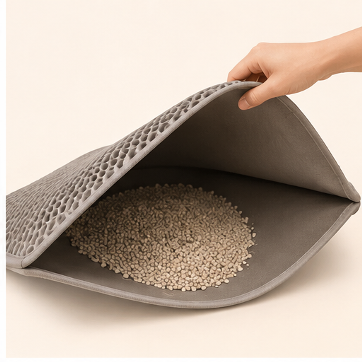 Double Layer Litter Trapping Mat — feature