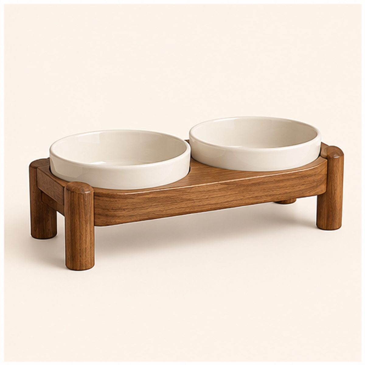 Raised Cat Feeding Stand — hero