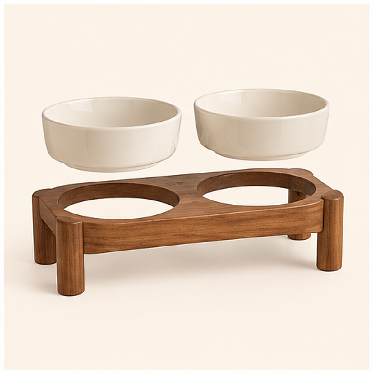 Raised Cat Feeding Stand — feature