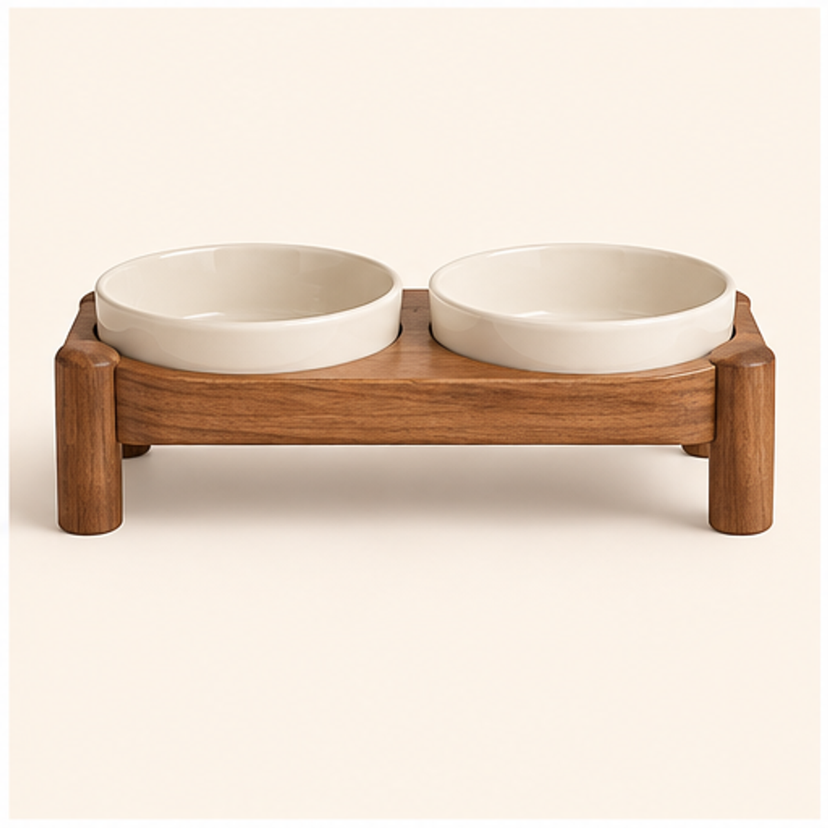 Raised Cat Feeding Stand — overview